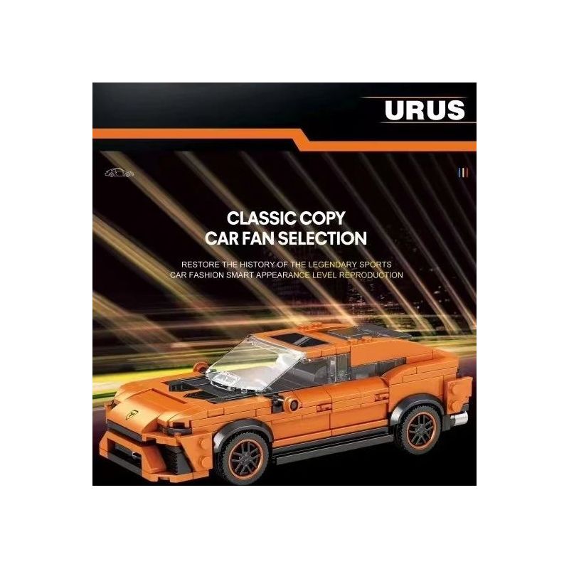 REOBRIX 690 non  LAMBORGHINI URUS bộ đồ chơi xếp lắp ráp ghép mô hình  Kỹ Thuật Công Nghệ Cao Mô Hình Phương Tiện 408 khối