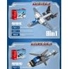 GUDI 40404 non  ĐỘI SIÊU TÍCH LŨY TRỰC THĂNG OSPREY 8 TỔ HỢP bộ đồ chơi xếp lắp ráp ghép mô hình Transformers OSPREY HELICOPTER Robot Đại Chiến Người Máy Biến Hình 220 khối
