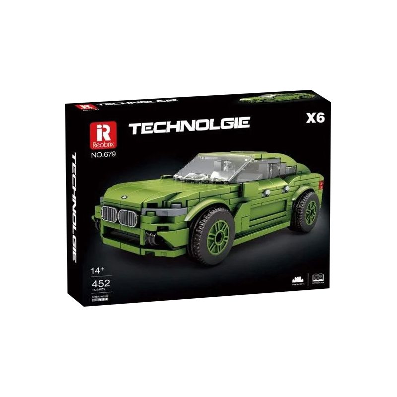 REOBRIX 679 non  BMW X6 bộ đồ chơi xếp lắp ráp ghép mô hình Speed Champions Racing Cars Đua Xe Công Thức 452 khối