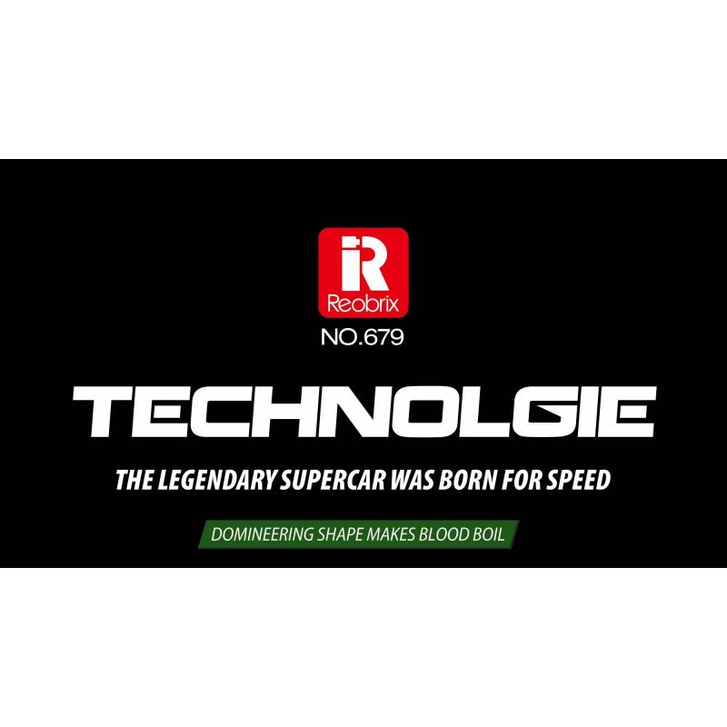 REOBRIX 679 non  BMW X6 bộ đồ chơi xếp lắp ráp ghép mô hình Speed Champions Racing Cars Đua Xe Công Thức 452 khối