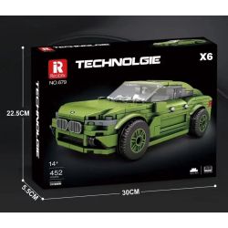 REOBRIX 679 non  BMW X6 bộ đồ chơi xếp lắp ráp ghép mô hình Speed Champions Racing Cars Đua Xe Công Thức 452 khối