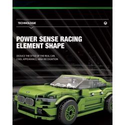 REOBRIX 679 non  BMW X6 bộ đồ chơi xếp lắp ráp ghép mô hình Speed Champions Racing Cars Đua Xe Công Thức 452 khối