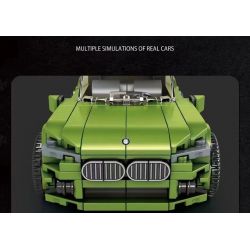 REOBRIX 679 non  BMW X6 bộ đồ chơi xếp lắp ráp ghép mô hình Speed Champions Racing Cars Đua Xe Công Thức 452 khối