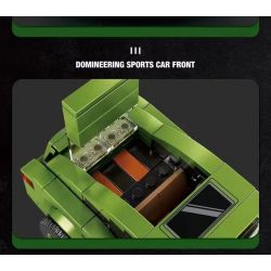 REOBRIX 679 non  BMW X6 bộ đồ chơi xếp lắp ráp ghép mô hình Speed Champions Racing Cars Đua Xe Công Thức 452 khối