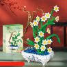 PEA LEAGUE 77123 non  NARCISSUS HƯƠNG THƠM THANH TAO bộ đồ chơi xếp lắp ráp ghép mô hình Flowers MARCISSUS Hoa 688 khối