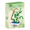 PEA LEAGUE 77123 non  NARCISSUS HƯƠNG THƠM THANH TAO bộ đồ chơi xếp lắp ráp ghép mô hình Flowers MARCISSUS Hoa 688 khối