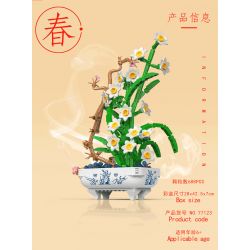 PEA LEAGUE 77123 non  NARCISSUS HƯƠNG THƠM THANH TAO bộ đồ chơi xếp lắp ráp ghép mô hình Flowers MARCISSUS Hoa 688 khối PEA LEAGUE 77123 non  NARCISSUS HƯƠNG THƠM THANH TAO bộ đồ chơi xếp lắp ráp ghép mô hình Flowers MARCISSUS Hoa 688 khối