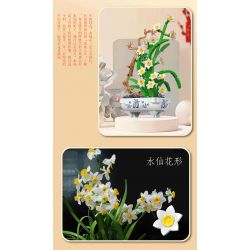 PEA LEAGUE 77123 non  NARCISSUS HƯƠNG THƠM THANH TAO bộ đồ chơi xếp lắp ráp ghép mô hình Flowers MARCISSUS Hoa 688 khối PEA LEAGUE 77123 non  NARCISSUS HƯƠNG THƠM THANH TAO bộ đồ chơi xếp lắp ráp ghép mô hình Flowers MARCISSUS Hoa 688 khối