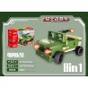 GUDI 40402 non  XE BỌC THÉP TIGER 8 TỔ HỢP bộ đồ chơi xếp lắp ráp ghép mô hình Military Army Quân Sự Bộ Đội 286 khối