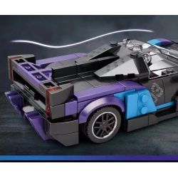 REOBRIX 678 non  THANH KIẾM MCLAREN bộ đồ chơi xếp lắp ráp ghép mô hình Speed Champions Racing Cars MCLAREN SABRE Đua Xe Công Thức 390 khối