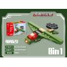 GUDI 40402 non  XE BỌC THÉP TIGER 8 TỔ HỢP bộ đồ chơi xếp lắp ráp ghép mô hình Military Army Quân Sự Bộ Đội 286 khối