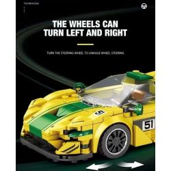REOBRIX 677 non  MCLAREN P1 GTR bộ đồ chơi xếp lắp ráp ghép mô hình Speed Champions Racing Cars Đua Xe Công Thức 368 khối