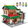 PanlosBrick 610013 Panlos Brick 610013 non  ẤN TƯỢNG VỀ TRUNG QUỐC CHUNLIN XIANGXUAN bộ đồ chơi xếp lắp ráp ghép mô hình Chinatown THE CULTURE OF CHINA Khu Phố Tàu 2531 khối