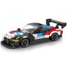 REOBRIX 672 non  XE M4 GT3 bộ đồ chơi xếp lắp ráp ghép mô hình Speed Champions Racing Cars BMW M4 GT3 Đua Xe Công Thức 385 khối