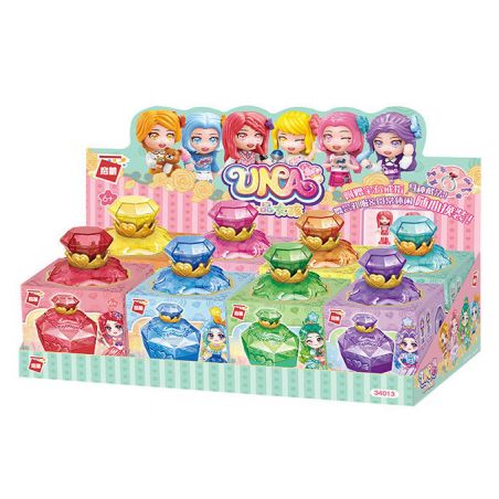 Enlighten 34013 Qman 34013 non  YUNA CÔ GÁI PHA LÊ 8 PHONG CÁCH bộ đồ chơi xếp lắp ráp ghép mô hình Girl Con Gái