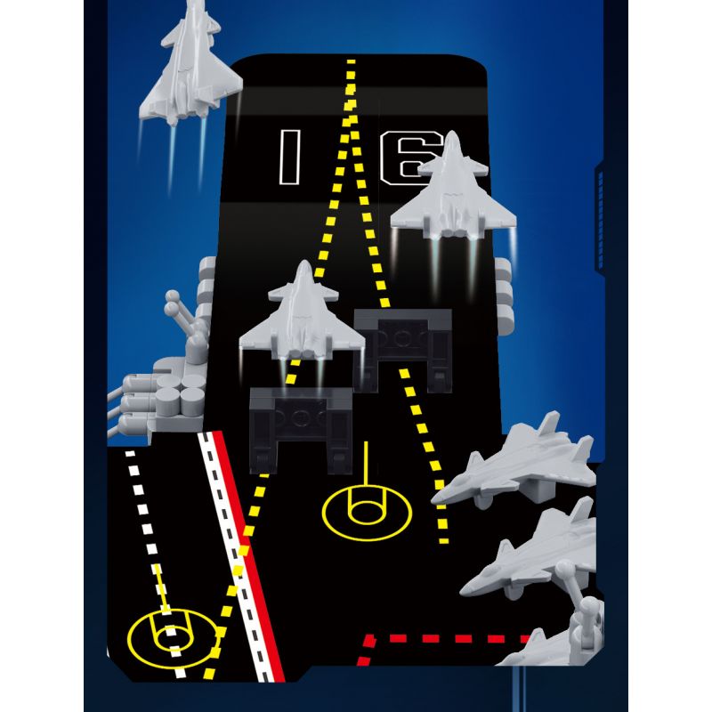 MOYU BLOCK MY96101 96101 non  MÔ HÌNH TÀU CHIẾN CATAPULT HÀNG KHÔNG MẪU HẠM bộ đồ chơi xếp lắp ráp ghép mô hình Military Army Quân Sự Bộ Đội 1154 khối