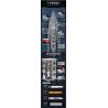Enlighten 23015 Qman 23015 non  TÀU KHU TRỤC TYPE 055 1:258 tỷ lệ 1:258 bộ đồ chơi xếp lắp ráp ghép mô hình Tactical Espionage Action COMBAT ZONES Chiến Thuật Quân Sự 1721 khối
