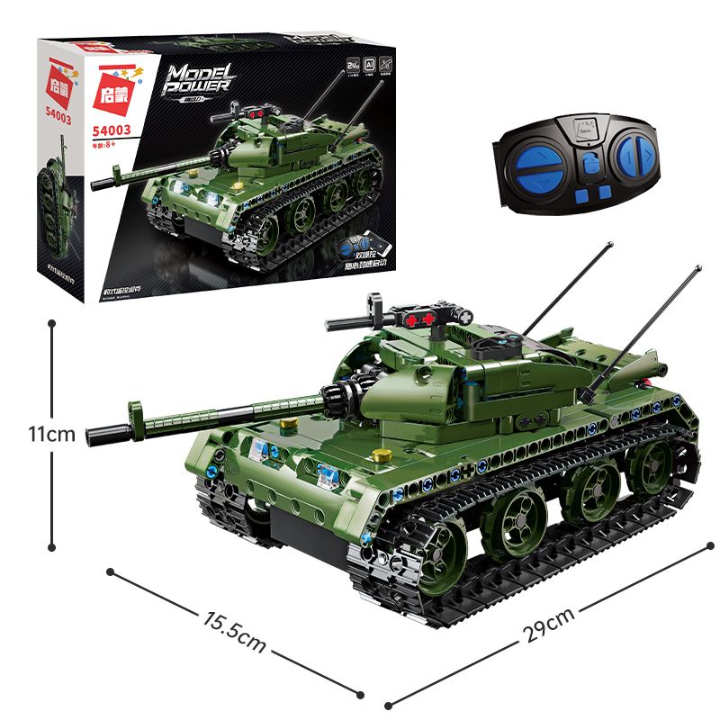 Enlighten 54003 Qman 54003 non  XE TĂNG PANTHER bộ đồ chơi xếp lắp ráp ghép mô hình  MODEL POWER Kỹ Thuật Công Nghệ Cao Mô Hình Phương Tiện 418 khối