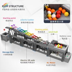 MouldKing 26004 Mould King 26004 REBRICKABLE MOC-25851 25851 MOC25851 non  CẦU VỒNG BƯỚC bộ đồ chơi xếp lắp ráp ghép mô hình RAINBOW STEPPER 1034 khối