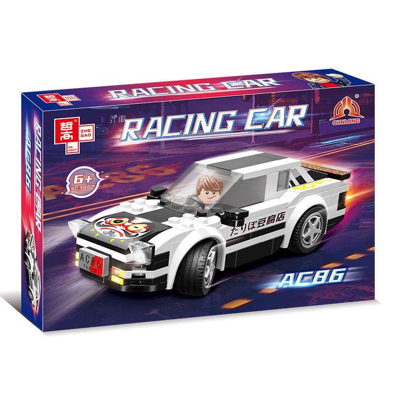 ZHEGAO SC3004 3004 SC3005 3005 SC3006 3006 SC3001 3001 SC3002 3002 SC3003 3003 non  6 XE ĐUA PAGANI AC86 RY-7 PATHFINDER MINI RED DRAGON MONSTER bộ đồ chơi xếp lắp ráp ghép mô hình Speed Champions Racing Cars Đua Xe Công Thức