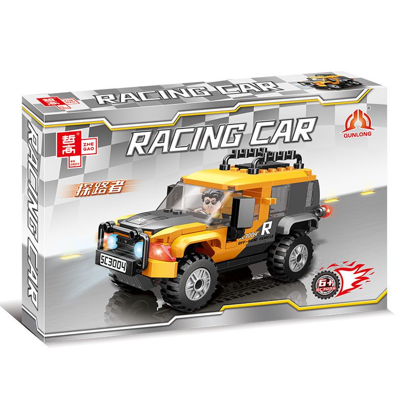 ZHEGAO SC3004 3004 SC3005 3005 SC3006 3006 SC3001 3001 SC3002 3002 SC3003 3003 non  6 XE ĐUA PAGANI AC86 RY-7 PATHFINDER MINI RED DRAGON MONSTER bộ đồ chơi xếp lắp ráp ghép mô hình Speed Champions Racing Cars Đua Xe Công Thức