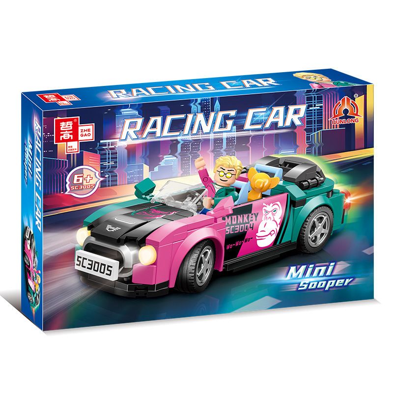 ZHEGAO SC3004 3004 SC3005 3005 SC3006 3006 SC3001 3001 SC3002 3002 SC3003 3003 non  6 XE ĐUA PAGANI AC86 RY-7 PATHFINDER MINI RED DRAGON MONSTER bộ đồ chơi xếp lắp ráp ghép mô hình Speed Champions Racing Cars Đua Xe Công Thức