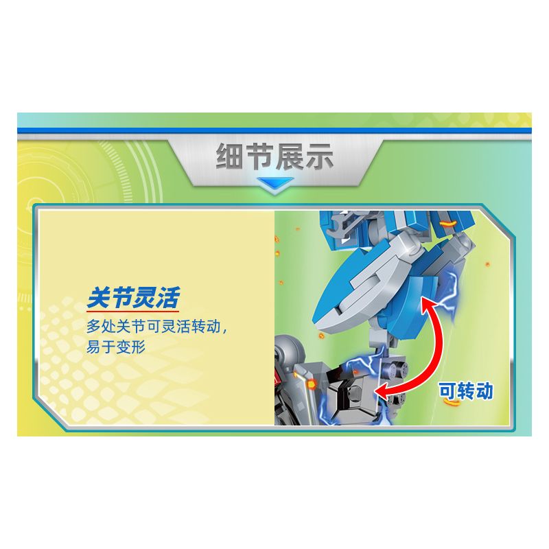 GUDI 40204 non  CHIẾN BINH KHỦNG LONG 5 KẾT HỢP bộ đồ chơi xếp lắp ráp ghép mô hình DINOSAUR GENERAL 434 khối