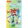 GUDI 40204 non  CHIẾN BINH KHỦNG LONG 5 KẾT HỢP bộ đồ chơi xếp lắp ráp ghép mô hình DINOSAUR GENERAL 434 khối