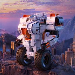 XIAOMI MITU MI ONEBOT OBJQR72AIQI 72AIQI non  ROBOT THĂNG BẰNG II bộ đồ chơi xếp lắp ráp ghép mô hình Frozen Nữ Hoàng Băng Giá 1200 khối