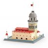 WANGE 5229 non  THÁP MAIDEN Ở ISTANBUL THỔ NHĨ KỲ bộ đồ chơi xếp lắp ráp ghép mô hình Buildings MAIDEN'S TOWER 903 khối