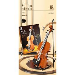 QIZHILE 90025 non  ĐÀN VI Ô LÔNG bộ đồ chơi xếp lắp ráp ghép mô hình Creator Expert VIOLIN Chuyên Gia Sáng Tạo