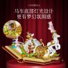 WEKKI 506173 non  CÔ BÉ LỌ LEM·THÀNH HIỆN THỰC bộ đồ chơi xếp lắp ráp ghép mô hình Disney Princess FAIRY TALE BOOK CINDERELLA Công Chúa 600 khối