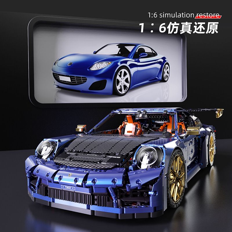 TA GAOLE T5037A 5037A T5037B 5037B non  PORSCHE 911 TỶ LỆ 1:6 tỷ lệ 1:6 bộ đồ chơi xếp lắp ráp ghép mô hình  Kỹ Thuật Công Nghệ Cao Mô Hình Phương Tiện 5588 khối