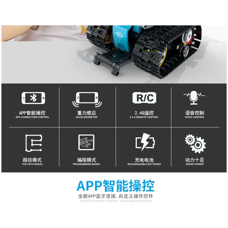 PanlosBrick 675001 Panlos Brick 675001 non  TECH MECHANIC CAR DIY LẬP TRÌNH ROBOT bộ đồ chơi xếp lắp ráp ghép mô hình 701 khối