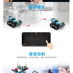 PanlosBrick 675001 Panlos Brick 675001 non  TECH MECHANIC CAR DIY LẬP TRÌNH ROBOT bộ đồ chơi xếp lắp ráp ghép mô hình 701 khối