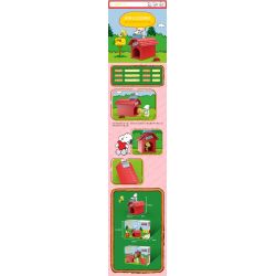 LINOOS LN8077 8077 non  CABIN CỔ ĐIỂN CỦA SNOOPY bộ đồ chơi xếp lắp ráp ghép mô hình Movie & Game SNOOPY DOG HOUSE Phim Và Trò Chơi 70 khối
