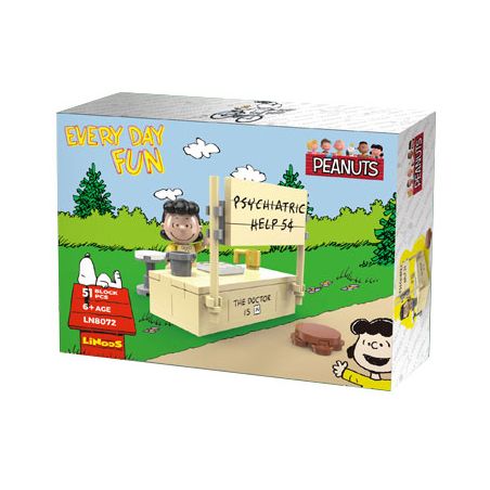 LINOOS LN8072 8072 non  BỆ HỒI MÁU CỦA LUCY bộ đồ chơi xếp lắp ráp ghép mô hình Movie & Game SNOOPY LUCY ADVICE BOOTH Phim Và Trò Chơi 51 khối