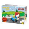 LINOOS LN8070 8070 non  THƯ bộ đồ chơi xếp lắp ráp ghép mô hình Movie & Game SNOOPY MAIL BOX Phim Và Trò Chơi 82 khối