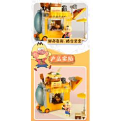 SHENZHEN RAEL ENTERTAINMENT 60005 non  ĐỪNG ĂN XE RAMEN VÔ ÍCH bộ đồ chơi xếp lắp ráp ghép mô hình 340 khối