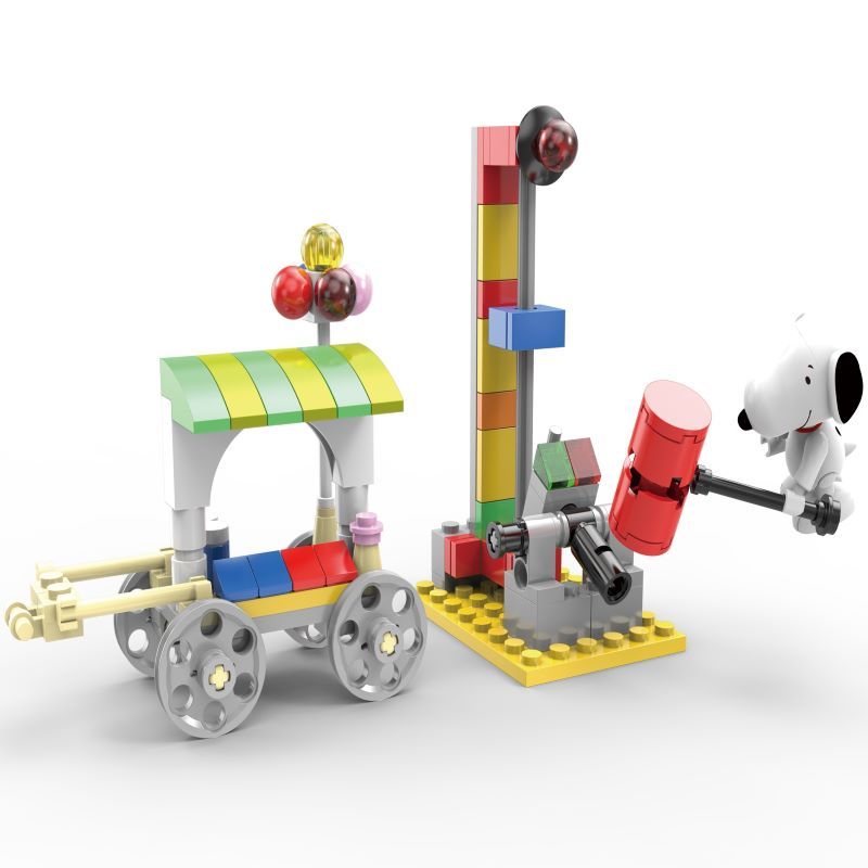 LINOOS LN8066 8066 non Lego TRÒ CHƠI ĐẤM BỐC bộ đồ chơi xếp lắp ráp ghép mô hình Movie & Game SNOOPY Phim Và Trò Chơi 109 khối