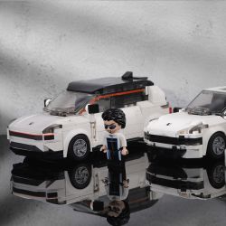 LYNK & CO DZ0134 0134 non  LYNK&CO 1 MẪU XE LẮP RÁP Ý TƯỞNG 5 PIXEL bộ đồ chơi xếp lắp ráp ghép mô hình Racers Đua Tốc Độ 792 khối