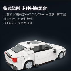 LYNK & CO DZ0134 0134 non  LYNK&CO 1 MẪU XE LẮP RÁP Ý TƯỞNG 5 PIXEL bộ đồ chơi xếp lắp ráp ghép mô hình Racers Đua Tốc Độ 792 khối