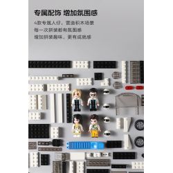 LYNK & CO DZ0134 0134 non  LYNK&CO 1 MẪU XE LẮP RÁP Ý TƯỞNG 5 PIXEL bộ đồ chơi xếp lắp ráp ghép mô hình Racers Đua Tốc Độ 792 khối