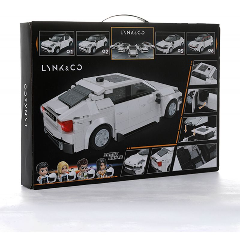 LYNK & CO DZ0134 0134 non  LYNK&CO 1 MẪU XE LẮP RÁP Ý TƯỞNG 5 PIXEL bộ đồ chơi xếp lắp ráp ghép mô hình Racers Đua Tốc Độ 792 khối