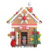 JAKI JK5109 5109 non  NGÔI NHÀ BÁNH GỪNG GIÁNG SINH bộ đồ chơi xếp lắp ráp ghép mô hình FUNDESK 259 khối
