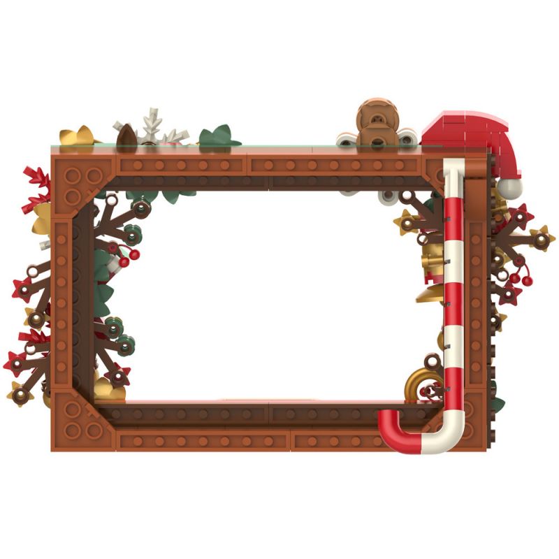 JAKI JK5107 5107 non  KHUNG ẢNH GIÁNG SINH bộ đồ chơi xếp lắp ráp ghép mô hình FUNDESK 163 khối