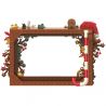 JAKI JK5107 5107 non  KHUNG ẢNH GIÁNG SINH bộ đồ chơi xếp lắp ráp ghép mô hình FUNDESK 163 khối