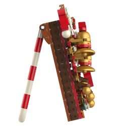 JAKI JK5107 5107 non  KHUNG ẢNH GIÁNG SINH bộ đồ chơi xếp lắp ráp ghép mô hình FUNDESK 163 khối