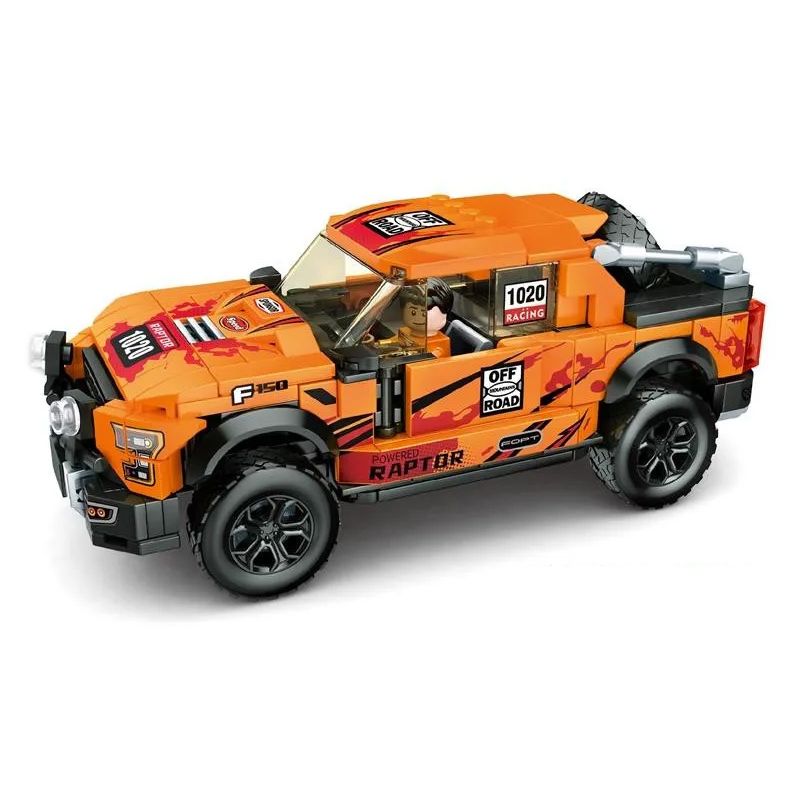 LEYI 31032 non Lego XE BÁN TẢI FORD F-150 bộ đồ chơi xếp lắp ráp ghép mô hình Speed Champions Racing Cars Đua Xe Công Thức 420 khối
