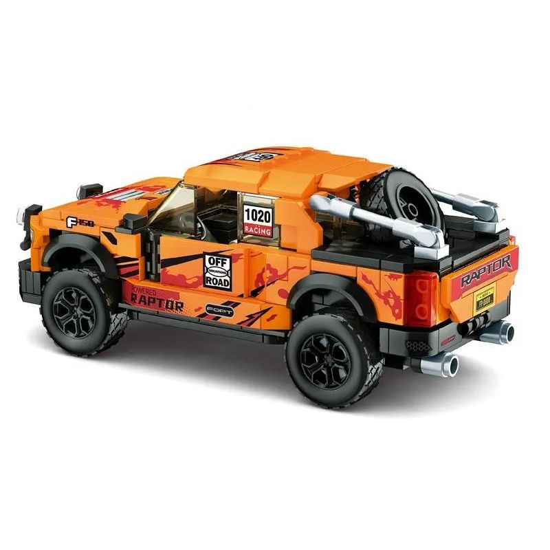 LEYI 31032 non  XE BÁN TẢI FORD F-150 bộ đồ chơi xếp lắp ráp ghép mô hình Speed Champions Racing Cars Đua Xe Công Thức 420 khối